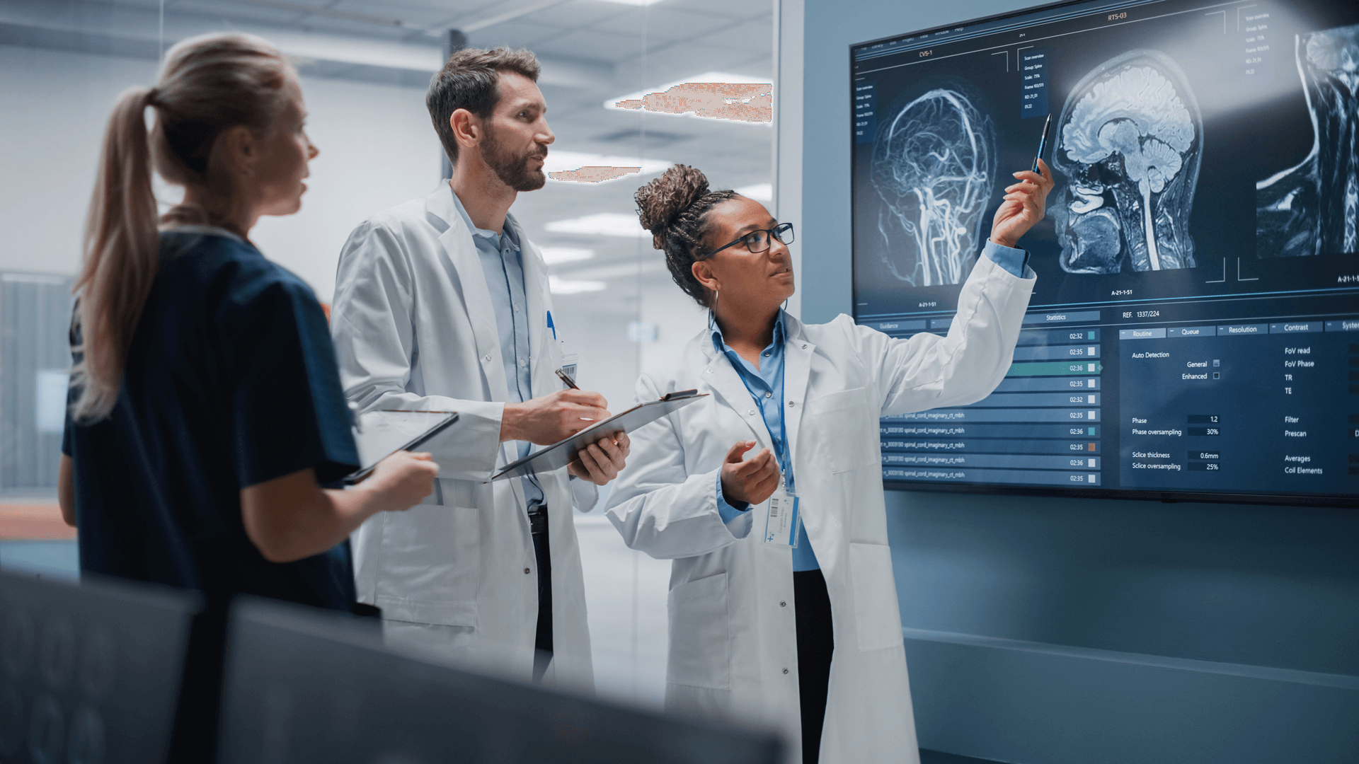 medicus IT cybersecurity healthcare team examining xrays