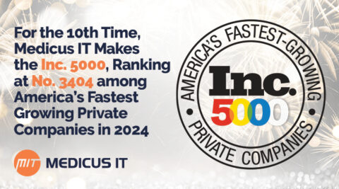 For the 10th Time, Medicus IT Makes the Inc. 5000, Ranking at No. 3404 among America’s Fastest Growing Private Companies in 2024